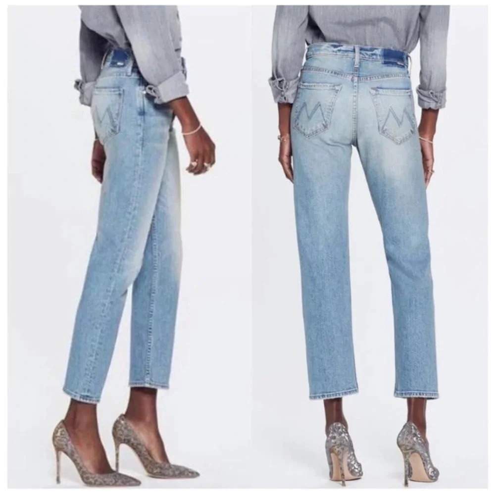 MOTHER SUPERIOR The Tomcat Ankle Straight Leg Jeans The Problem With Miracles 26